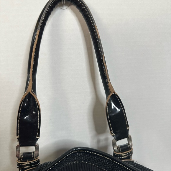 SOBELLA DOUBLE HANDLES NYLON PURSE - Picture 8 of 10